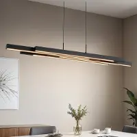 LumenXL Design hanglamp zwart met 3-staps dimmer - Liana