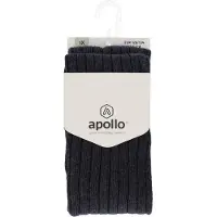 Apollo - Maillot - Donkerblauw - Melange - Rib - Patroon - Maat 92/98