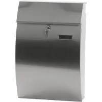 V-Part - Brievenbus 'Tian' - Stainless steel - mat RVS - Brievenbus