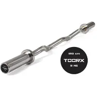 Toorx Fitness EZ Curlbar - Olympische Curlstang - Chrome 120 cm - BCO-120