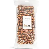 PETSTYLE LIVING Gedraaide Sticks met Kip & Rund - Hondensnacks - 12,5cm - 100 Stuks - Kauwstaaf Hond