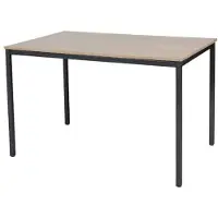 Schaffenburg Domino Basic Bureau Eiken 4 metalen poten 1.200 (B) x 800 (D) x 740 (H) mm Melamine