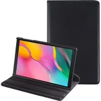 Rico Vitello Hoesje geschikt voor Samsung Galaxy Tab S6 10.5 inch (2019) (SM- T860/SM-T865-SM-T867) Book Case Tablet hoes/ 360° Draaibare Book case Kleur Zwart