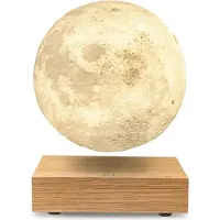 SmartaSaker SMART MOON LEVITATINF LAMP natural white ash wood