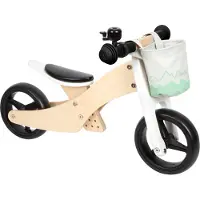 Small Foot - Houten Training Driewieler/Loopfiets 2in1 Saliegroen