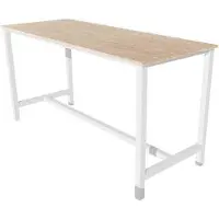 Schaffenburg Sta Tafel - Domino Basic 200 x 100 lindb. eik - wit frame