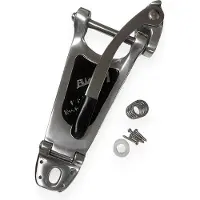 Bigsby B-B6XSH-PAB6 Vibrato Tailpiece Extra Korte Hinge, Gepolijst Aluminium