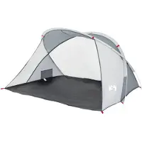 vidaXL Strandtent 2-persoons pop-up waterdicht grijs