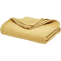 TODAY Tweepersoons dekbed "Essential" van katoen - Oker - 220 x 240 cm