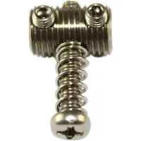 AllParts BP0046001 Brugzadels voor Jaguar en Jazzmaster – Vernikkeld (Set van 6)