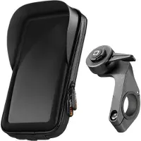 Lampa Optiline Waterdichte Telefoonhouder Fiets Fatbike E-Bike Stuurbevestiging Met Quick Release & Action Cam Adapter