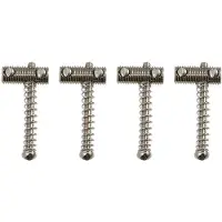 AllParts BP2125001 Vintage Stijl Stalen Brugzadels voor Bas - Set van 3