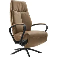 Profijt Meubel Relaxfauteuil Beltra elektrisch large microleder bruin