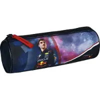 Red Bull Etui - Pennenetui voor Kind - Max Verstappen - Rond - Blauw - Pennenzak