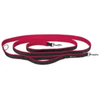 Petlando Dressuurlijn met veiligheids greep Outdoor Rood - 3 meter - 1,5 cm breed - maat S