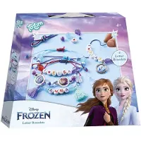 Creative Craft Group Disney Frozen 2, armbandjes met letters, knutselset voor kinderen, vanaf 4 jaar, meerkleurig