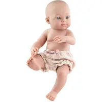 Paola Reina Babypop Minipikolines meisje met broekje roze 32 cm