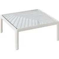 Beliani FERRETTI - Salontafel - Lichtbeige - 69 x 69 cm - Synthetisch