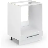Vicco Fame-Line Ovenombouwkast – 60 cm zonder werkblad Wit Hoogglans