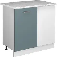 Vicco R-Line Hoekkast – 86 cm, WB Marmer Blauw-grijs