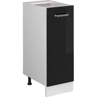Vicco R-Line Apotheekkast – 30 cm zonder werkblad Zwart hoogglans