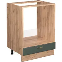 Vicco Fame-Line Ovenombouwkast – 60 cm zonder werkblad Groen-Goud Landhuis