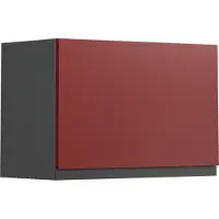 Vicco R-Line Hangkast – 60 cm J-vorm, plat Rood
