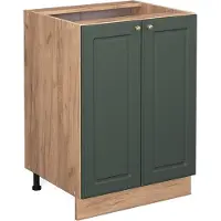 Vicco Fame-Line Keukenonderkast – 60 cm zonder werkblad Groen-Goud Landhuis