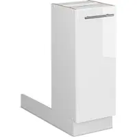 Vicco Fame-Line Keukeneiland – 30 cm zonder werkblad Wit Hoogglans