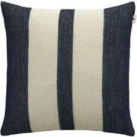 Gant Home Stripe Kussenhoes 50x50 Cm Avondblauw - Decoratieve kussens & hoezen Wol Evening Blue - 853104101-433