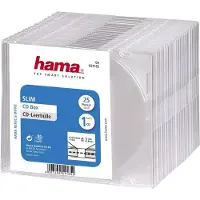 Hama Cd Slim Box 25 Pack Tp.