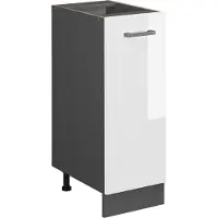 Vicco R-Line Onderkast – 30 cm zonder werkblad Wit Hoogglans