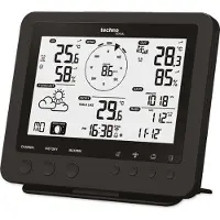 Technoline weerstation - WS 1900 - 168x136x25mm - zwart - met 5-in-1 buitensensor 100m - TL-WS1900