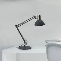 Aluminor Bureaulamp Calypsa, zwart, Werkkamer / Kantoor, Aluminium, Modern, bureaulamp
