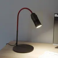 TOP LIGHT LED-bureaulamp Neo! Table, dimbaar, rood, Werkkamer / Kantoor, Aluminium, Modern, LED bureaulamp