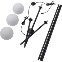 LUCANDE vloerlamp Visata, zwart, glas, 3-lamps, driepoot Visata, zwart, Woon-/ Eetkamer, metaal, Modern