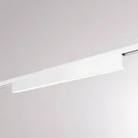 Molto Luce LED-railverlichting V-Line Volare, 11W wit 930 Volare, wit / opaal, Woon-/ Eetkamer, Aluminium, Modern, railverlichting