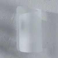 Selene Wandlamp PAPIRO, dimbaar, wit / opaal, Woon-/ Eetkamer, Glas, Modern, wandlamp