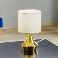 ONLI Tafellamp Ottone, messing / goud, Woon-/ Eetkamer, metaal, Modern, Tafellamp