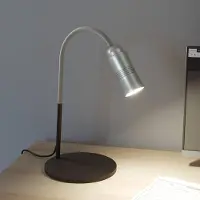 TOP LIGHT LED-bureaulamp Neo! Table, dimbaar, alu / grijs / zink, Werkkamer / Kantoor, Aluminium, Modern, LED bureaulamp