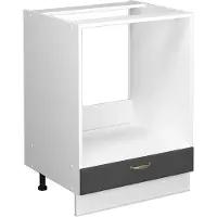 Vicco Fame-Line Ovenombouwkast – 60 cm, WB Eik Antraciet-goud