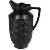 DK Design Daan Kromhout - Vaas - Kan - Inga Boa - Keramiek - Zwart - 23x20x38cm