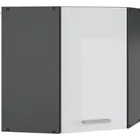 Vicco R-Line Hoek hangkast – 57 cm Wit Hoogglans