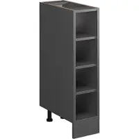Vicco R-Line Keukenrek – 20 cm zonder werkblad Antraciet
