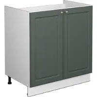Vicco Fame-Line Wastafelkast – 80 cm, WB Eik Groen-Goud Landhuis