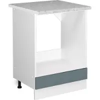 Vicco R-Line Ovenombouwkast – 60 cm, WB Marmer Blauw-grijs