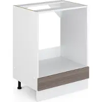 Vicco R-Line Ovenombouwkast – 60 cm zonder werkblad Edel grijs