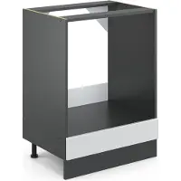 Vicco R-Line Ovenombouwkast – 60 cm zonder werkblad Wit Hoogglans