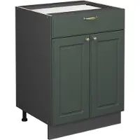 Vicco Fame-Line Keukenonderkast – 60 cm met lade, zonder werkblad Groen-Goud Landhuis
