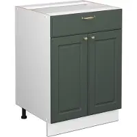 Vicco Keukenonderkast Fame-Line Groen-Goud Landhuis 60 cm met lade, zonder werkblad, Model 38015